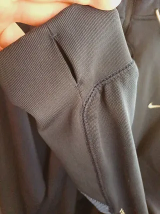 Felpa Nike uomo tessuto tecnico blu/nera