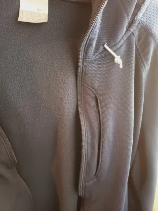 Felpa Nike uomo tessuto tecnico blu/nera