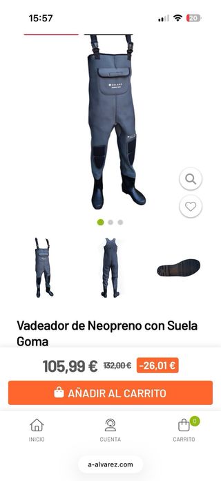 Vadeador de Neopreno Seland talla 44.