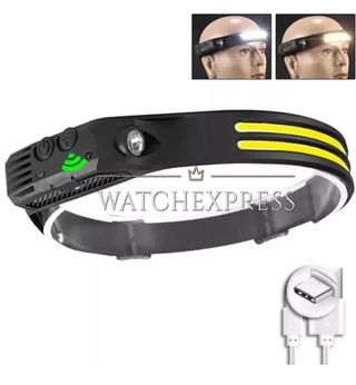 Lampada Torcia testa Frontale Ricaricabile LED