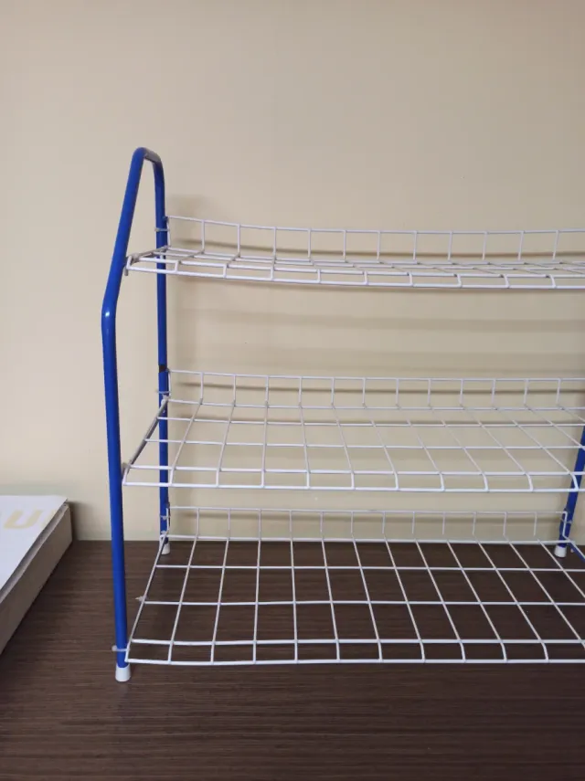 Estantería metálica 3 baldas azul