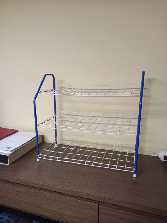 Estantería metálica 3 baldas azul