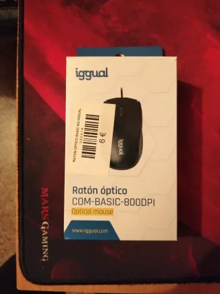 Ratón Óptico Iggual COM-BASIC-800DPI