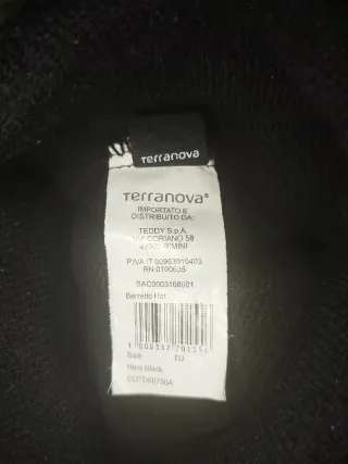 Cappello Berretto Terranova New York Nero