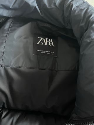 Abrigo plumífero azul