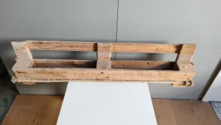 Dos Estantes rústicos de madera hecho a mano