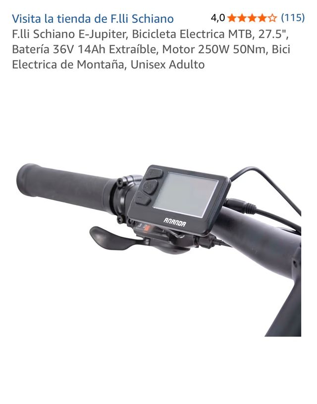 Bicicleta Eléctrica F.lli Schiano E-Jupiter