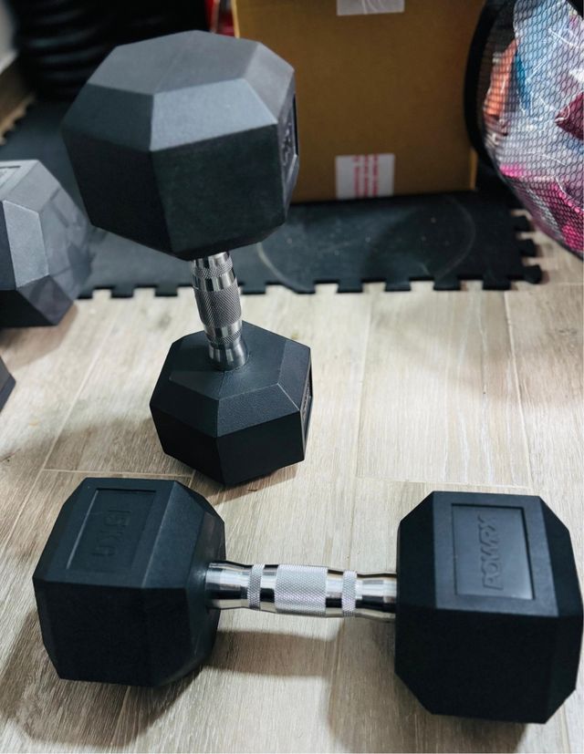 Manubri Esagonali 15 kg (Coppia)