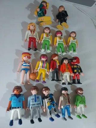 Lote 16 Muñecos Playmobil