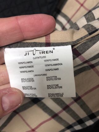 Chaqueta IREN acolchada cuadros T:38/40