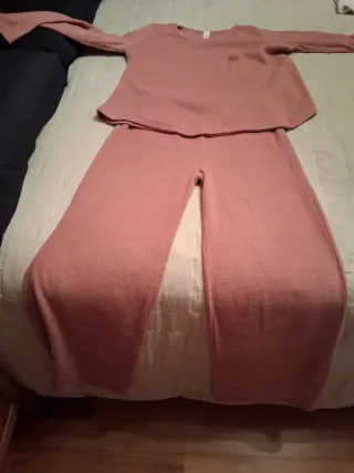 Conjunto algodón rosa