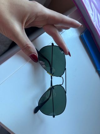 Gafas Ray-Ban Aviador Negras Verdes
