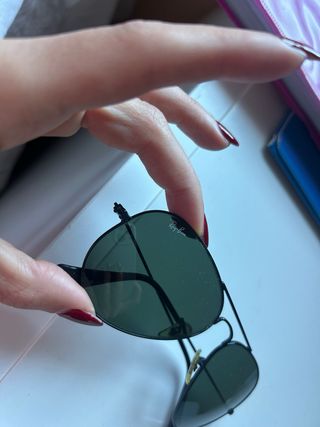 Gafas Ray-Ban Aviador Negras Verdes