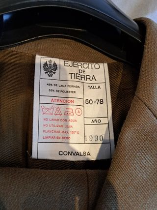 Traje de Gala Militar