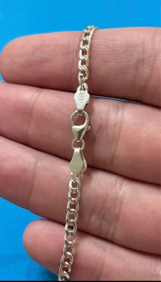 Detallada Pulsera Rostro Virgen Rocío Plata 925
