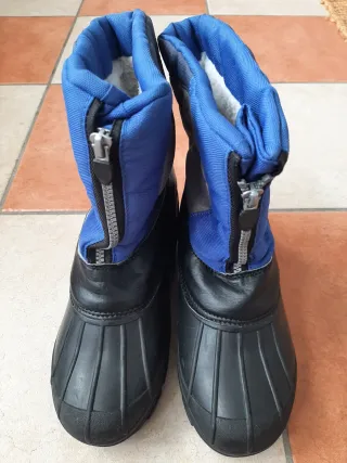 Doposci blu e neri con zip