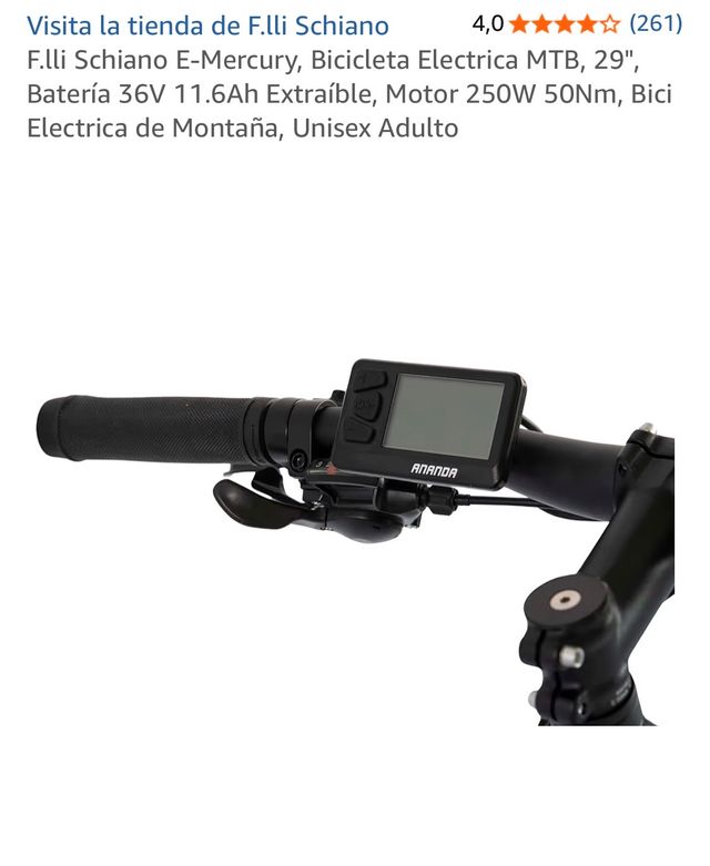 Bicicleta Eléctrica F.lli Schiano E-Mercury