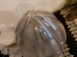 Lampada Vintage Vetro Ambra Metallo