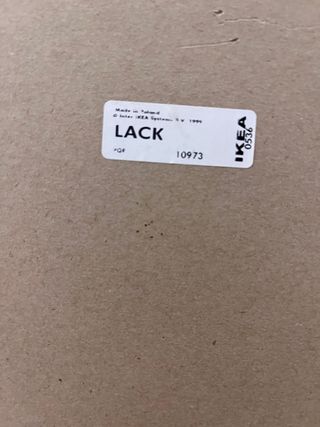Mesa LACK IKEA 55x55cm