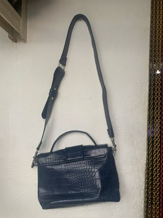 Bolso Parfois azul con detalle plateado