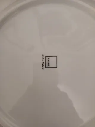 Piatto Thun portadolci rosso