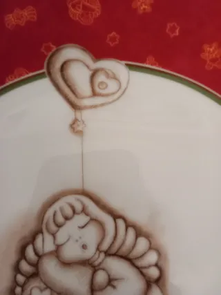 Piatto Thun portadolci rosso