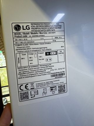 Congelador vertical Liebherr