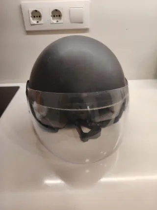 Casco Moto Negro Adulto Talla L52