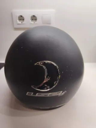 Casco Moto Negro Adulto Talla L52