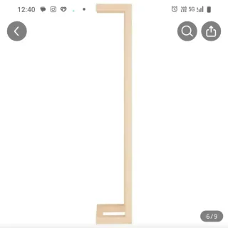 Perchero de madera pino 23x18x110cm