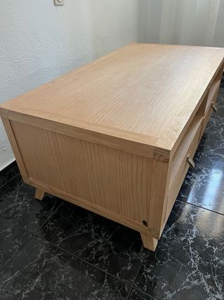 Mesa centro Banak Kumla Madera Natural