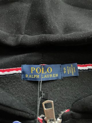 Chaqueta Polo Ralph Lauren Negra Cremallera