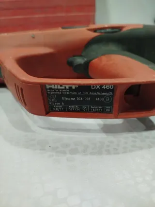 PISTOLA FIJACION HILTI DX 460 + MALETIN