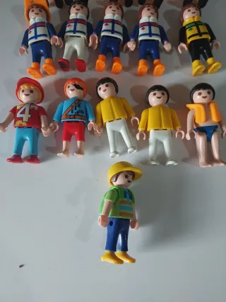 Lote 16 Muñecos Niños Playmobil
