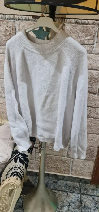 Jersey Zara Talla L Blanco