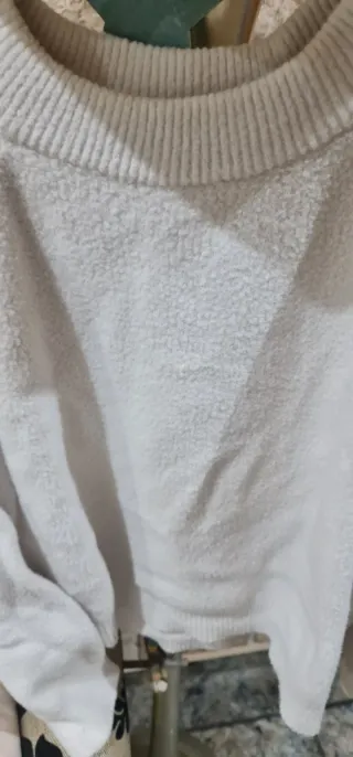 Jersey Zara Talla L Blanco