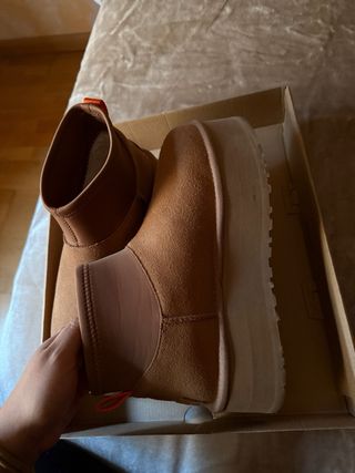 Botas UGG Talla 39 Mujer Marrón Naranja