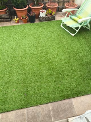 Césped artificial para exterior