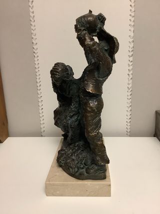 Escultura Campesinos Josep Bofill Bronce