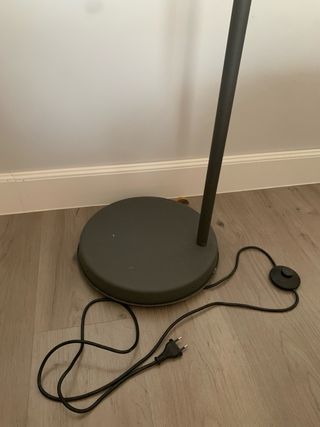 Lámpara de pie Gris Oxido de 1,84 m.