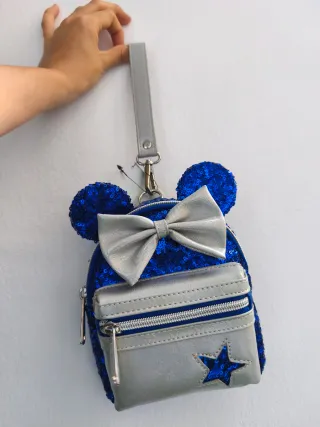 Mini mochila Loungefly Disney Parks Wishes Blue