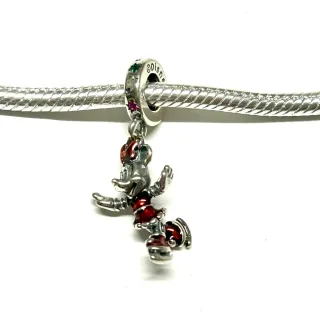 Charm Minnie Patinadora Plata