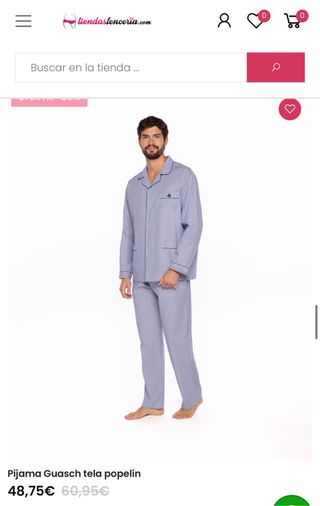 Pijama Guasch Rayas Algodón