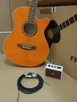 Pack Guitarra Admira + Mini Amplificador + cable