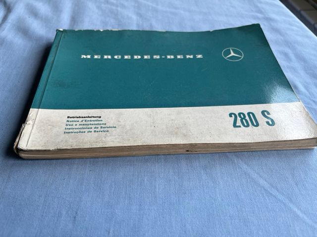 Manual Mercedes 280 S (W108) Español