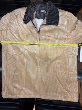 Chaqueta Pana Beige/Gris