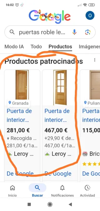Puertas de roble en muy buenas condiciones