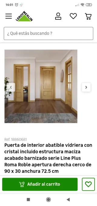 Puertas de roble en muy buenas condiciones