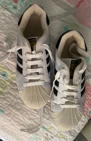 Zapatillas Adidas Superstar Blancas y Negras