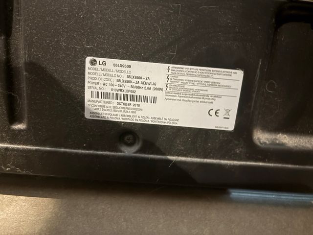 TV LG 55 55LX9500 - 2010